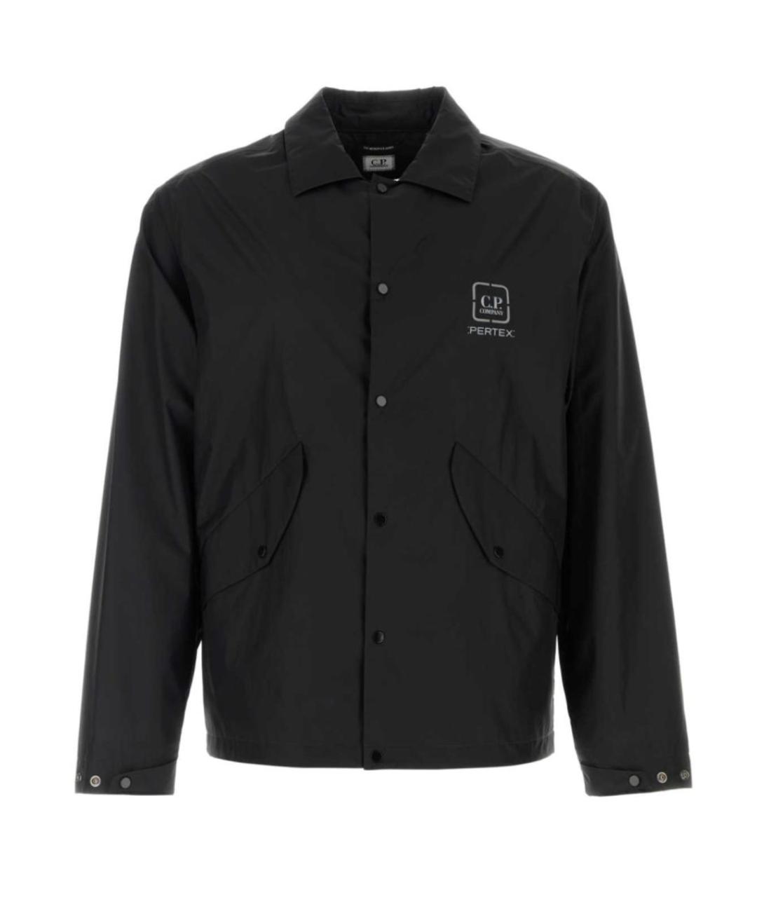 CP COMPANY Черная полиамидовая куртка, фото 1