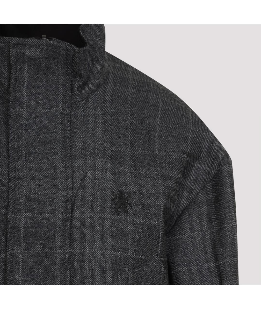 BALENCIAGA Серая шерстяная куртка, фото 8