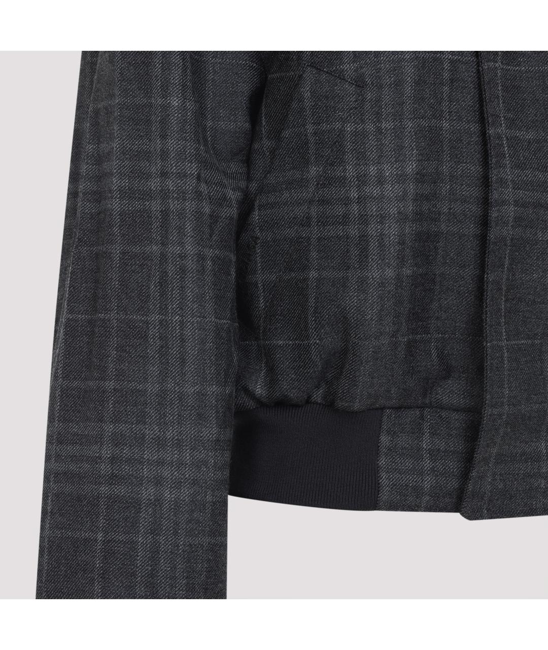 BALENCIAGA Серая шерстяная куртка, фото 7