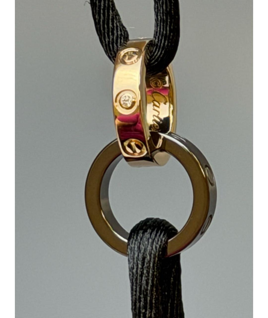 CARTIER Черный браслет из розового золота, фото 6