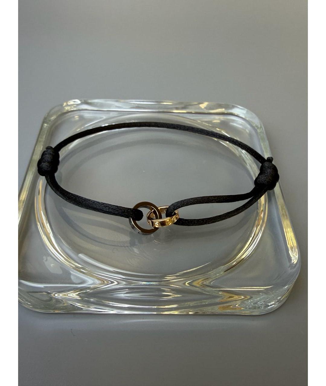 CARTIER Черный браслет из розового золота, фото 1