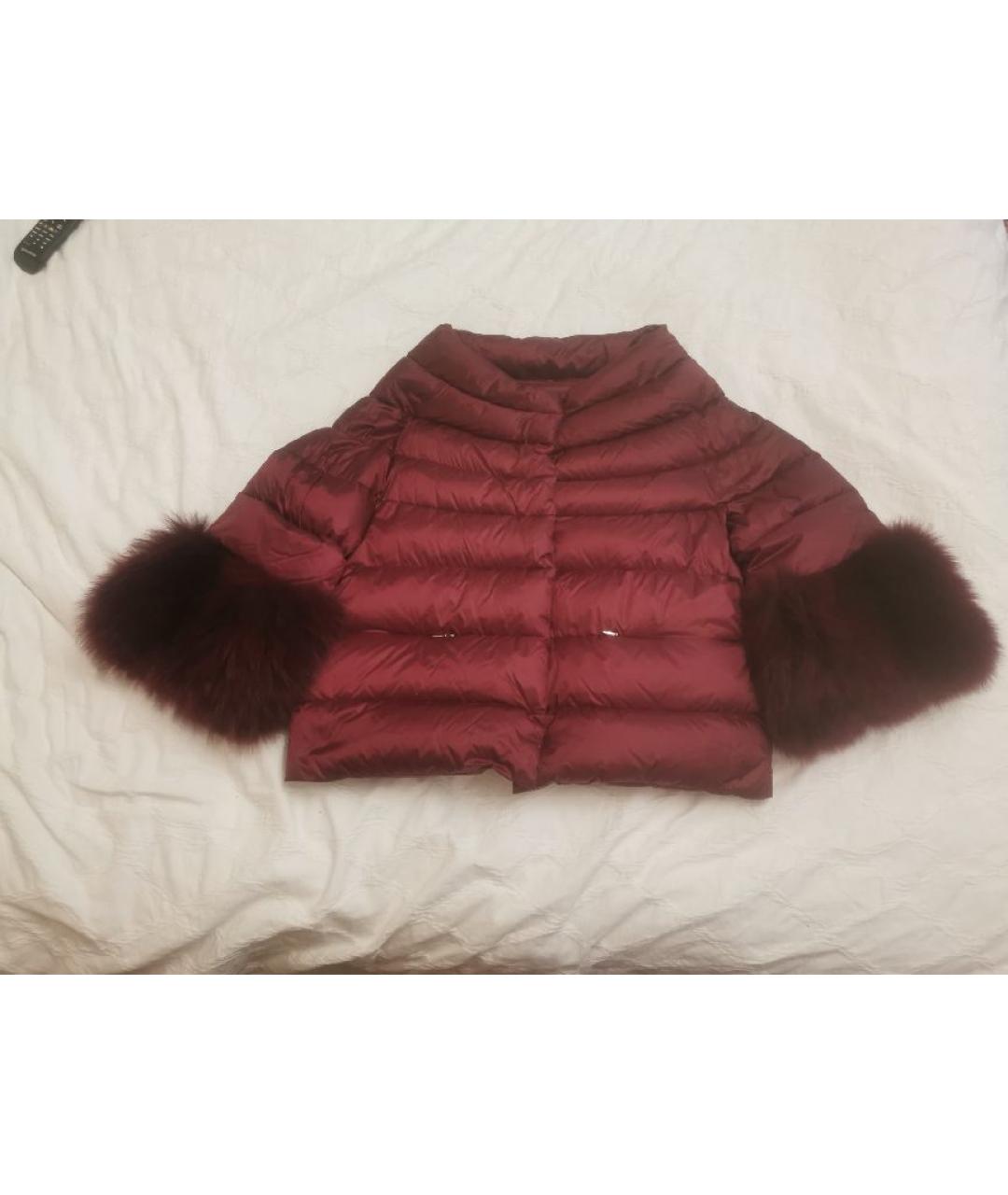 ADD Бордовый пуховик, фото 8