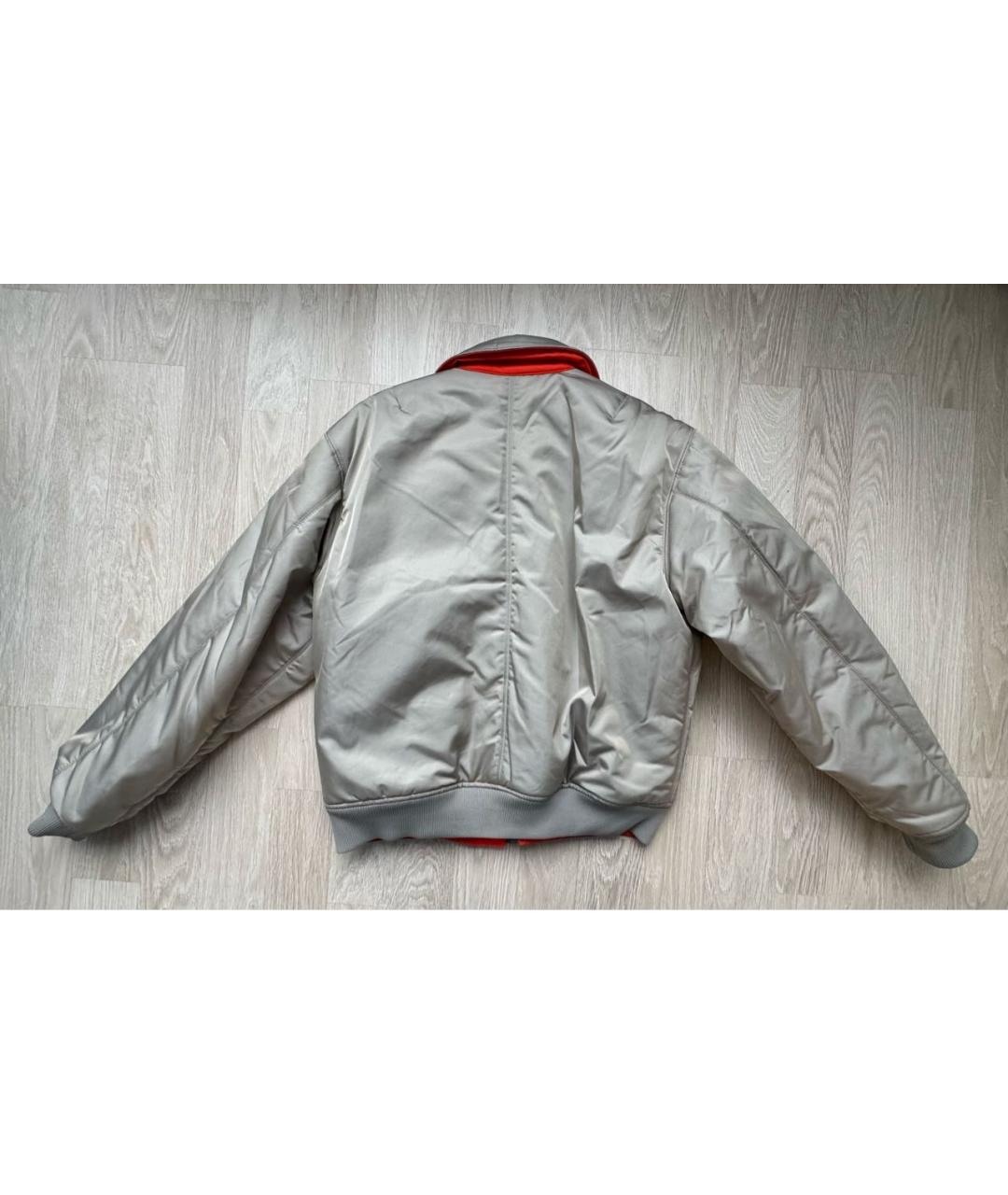 DIESEL Серая полиэстеровая куртка, фото 2