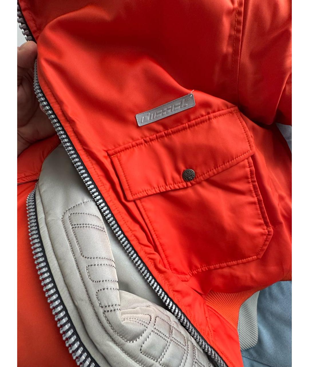 DIESEL Серая полиэстеровая куртка, фото 4