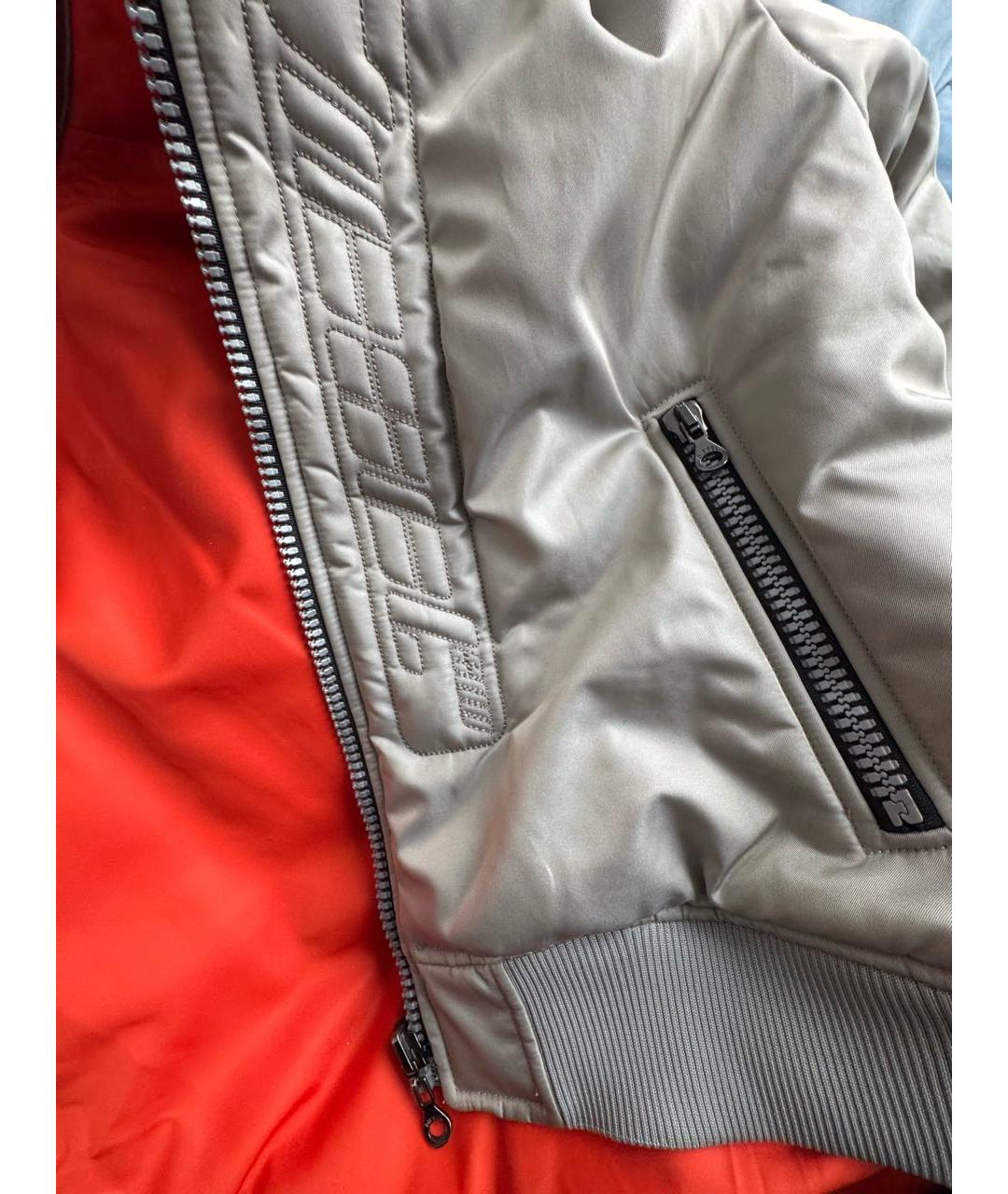 DIESEL Серая полиэстеровая куртка, фото 5