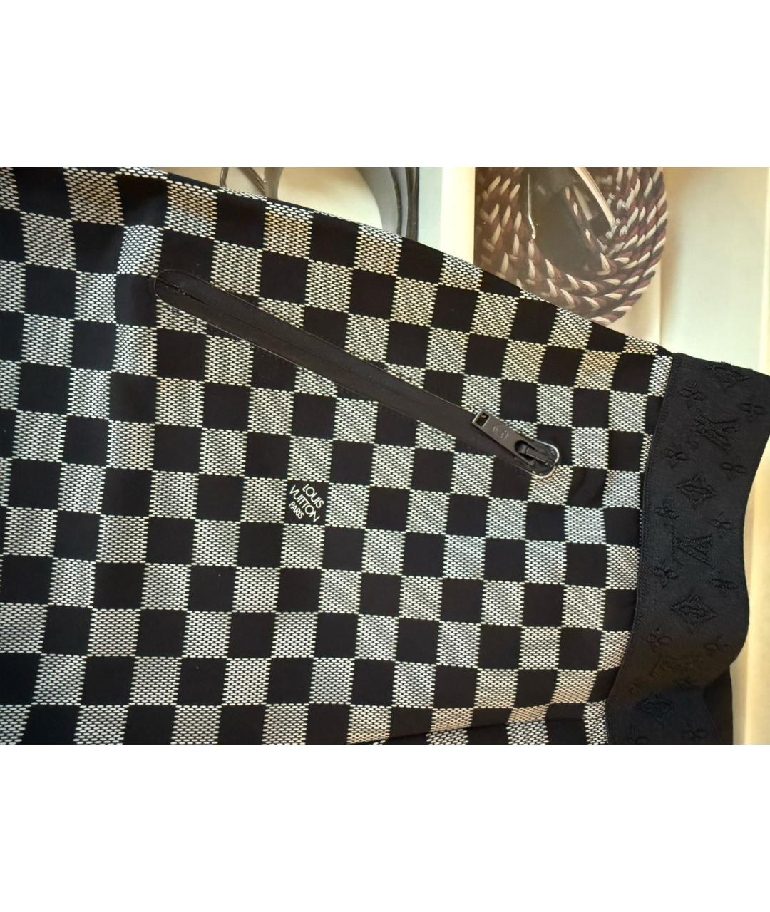 LOUIS VUITTON Коричневые полиамидовые леггинсы и велосипедки, фото 2