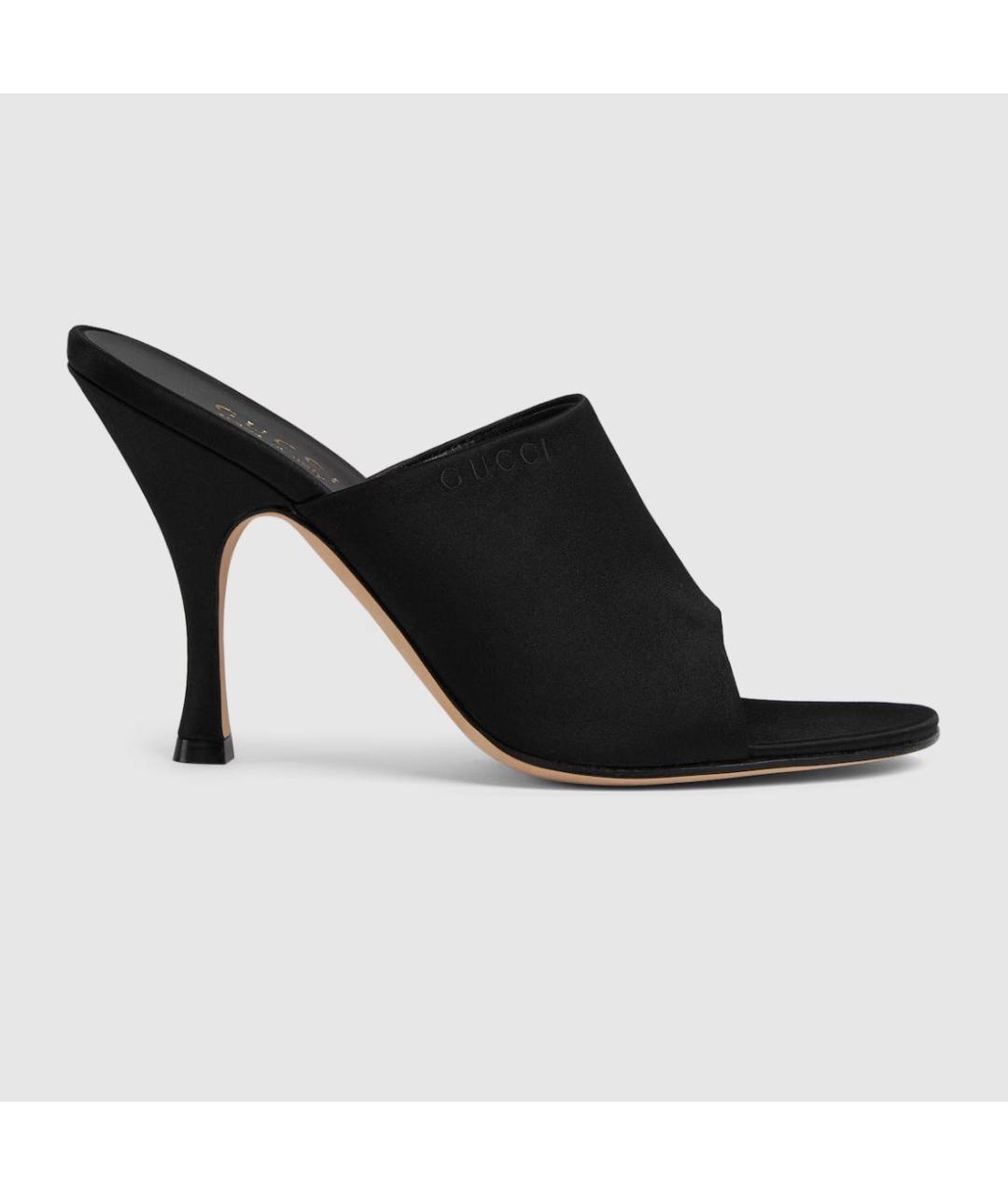 GUCCI Черные мюли, фото 6