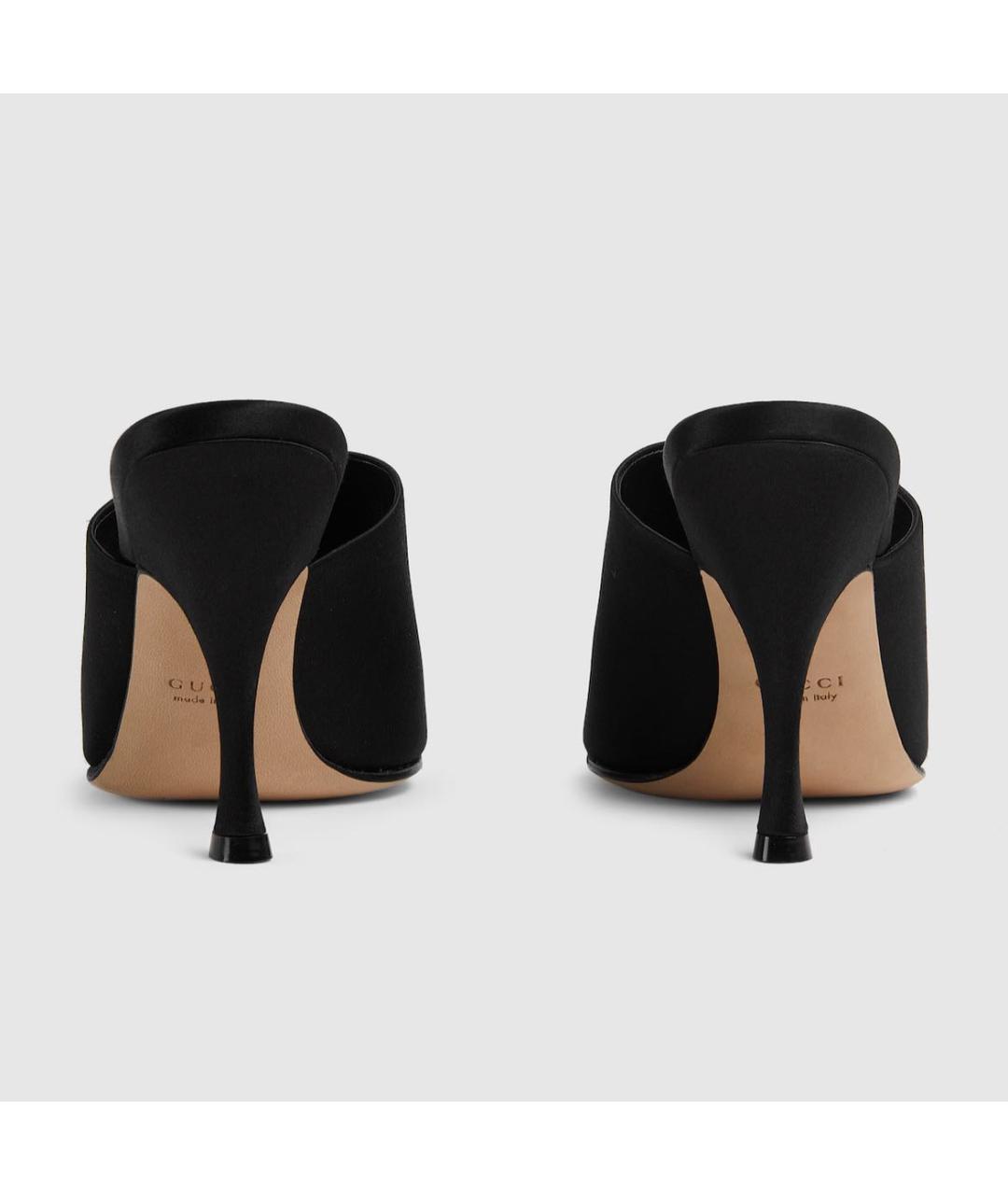 GUCCI Черные мюли, фото 5