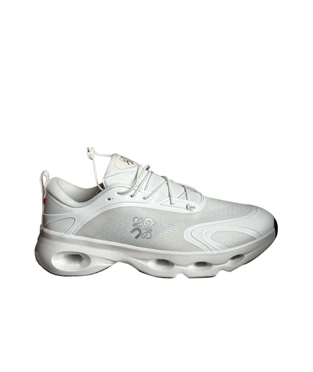 LOEWE Белые синтетические низкие кроссовки / кеды, фото 1