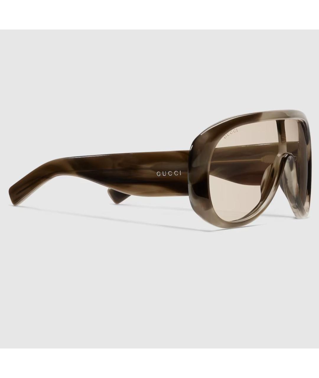 GUCCI Коричневые солнцезащитные очки, фото 2
