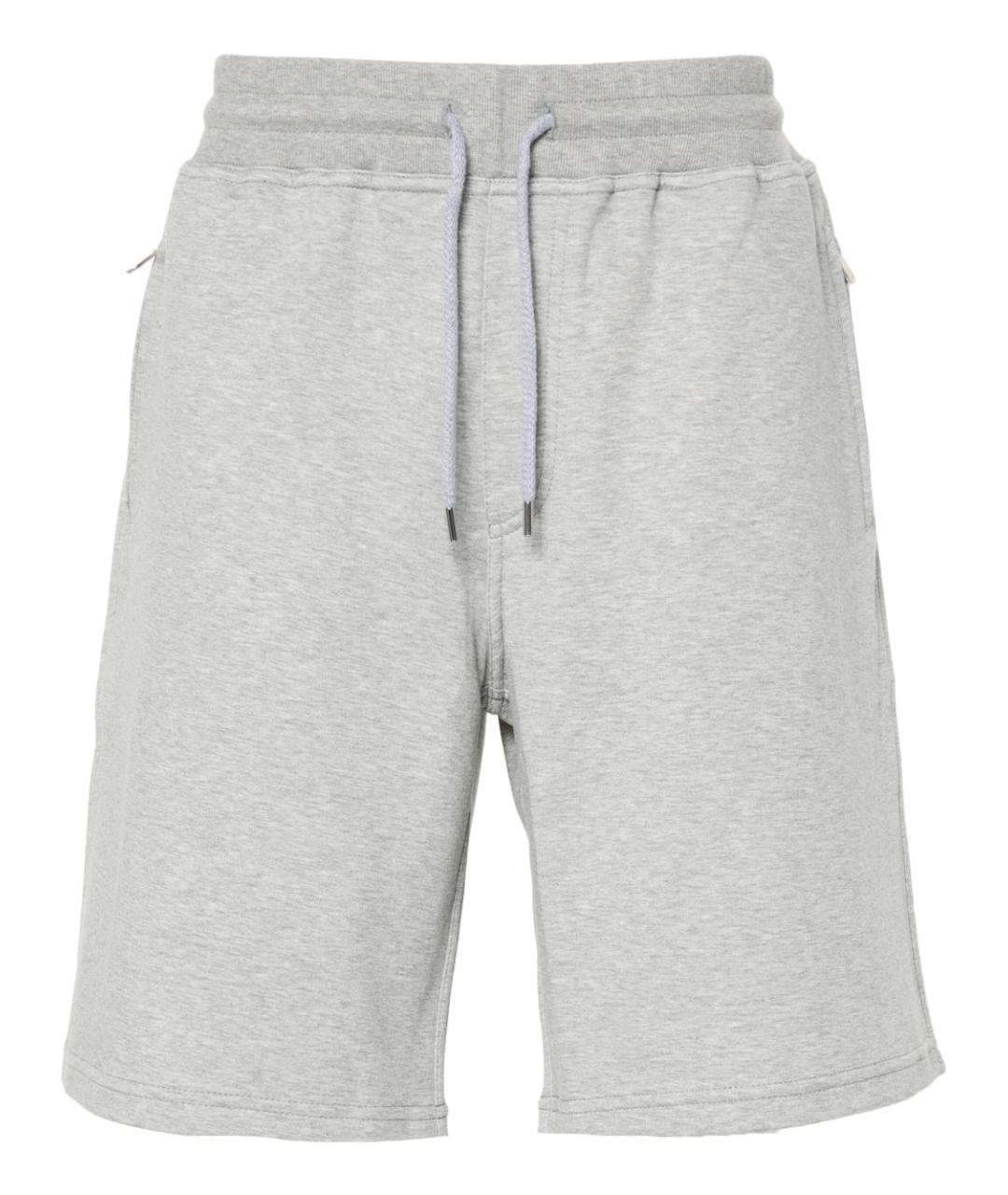 BRUNELLO CUCINELLI Серые хлопковые шорты, фото 1