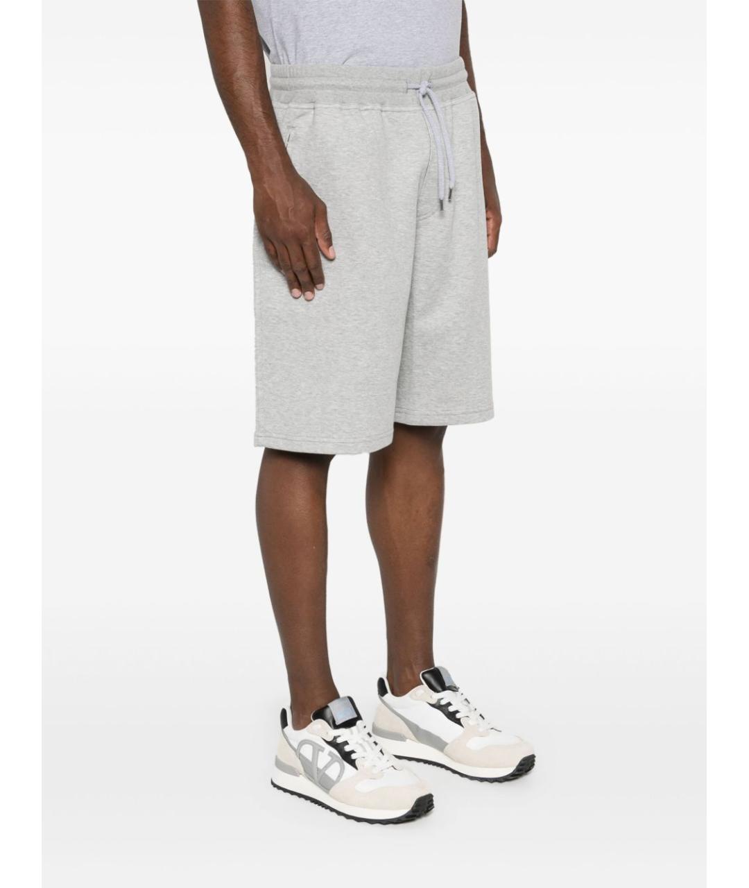 BRUNELLO CUCINELLI Серые хлопковые шорты, фото 4