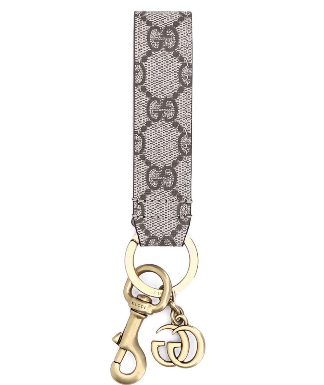 GUCCI Бежевый брелок, фото 1