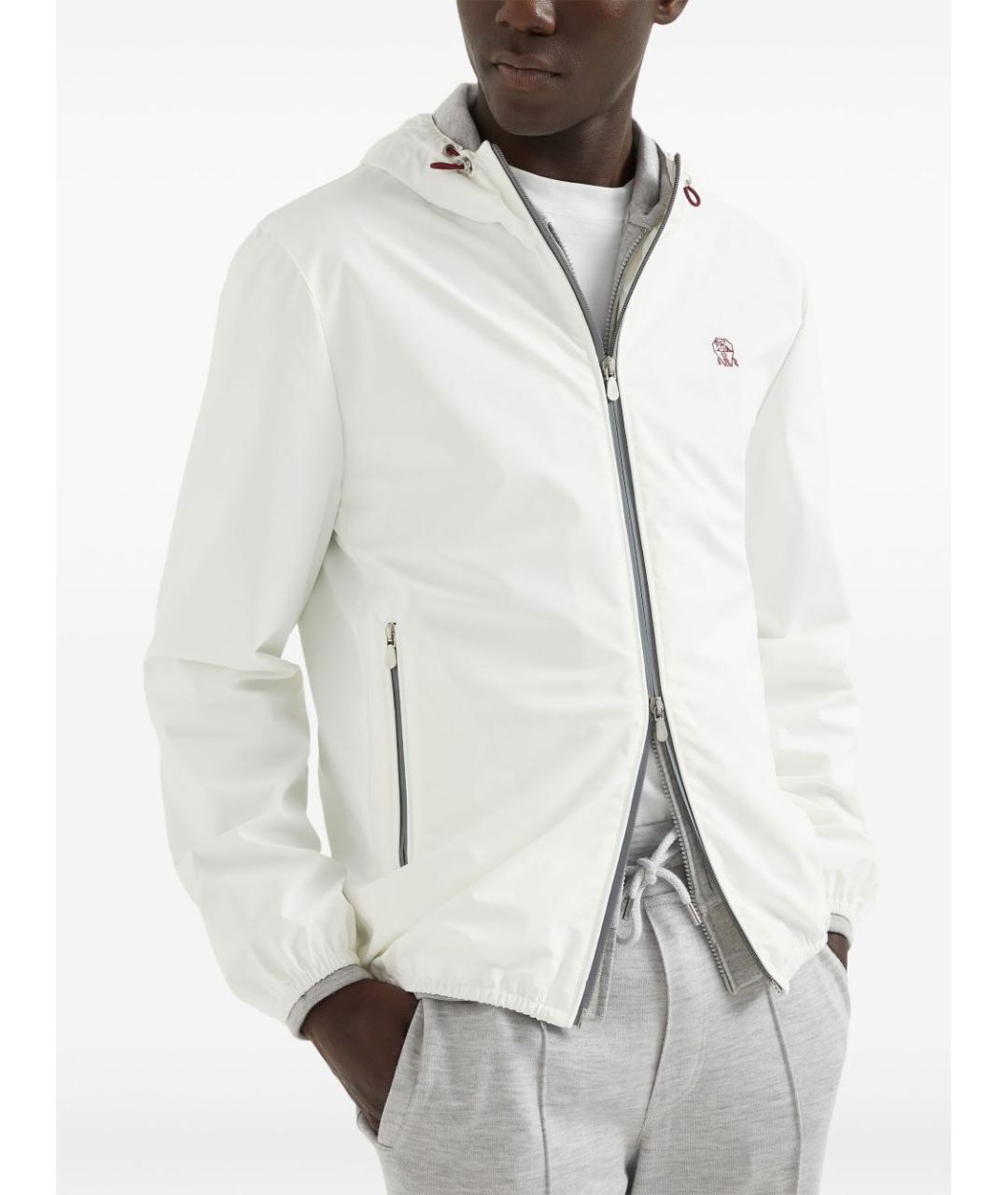 BRUNELLO CUCINELLI Белая куртка, фото 2