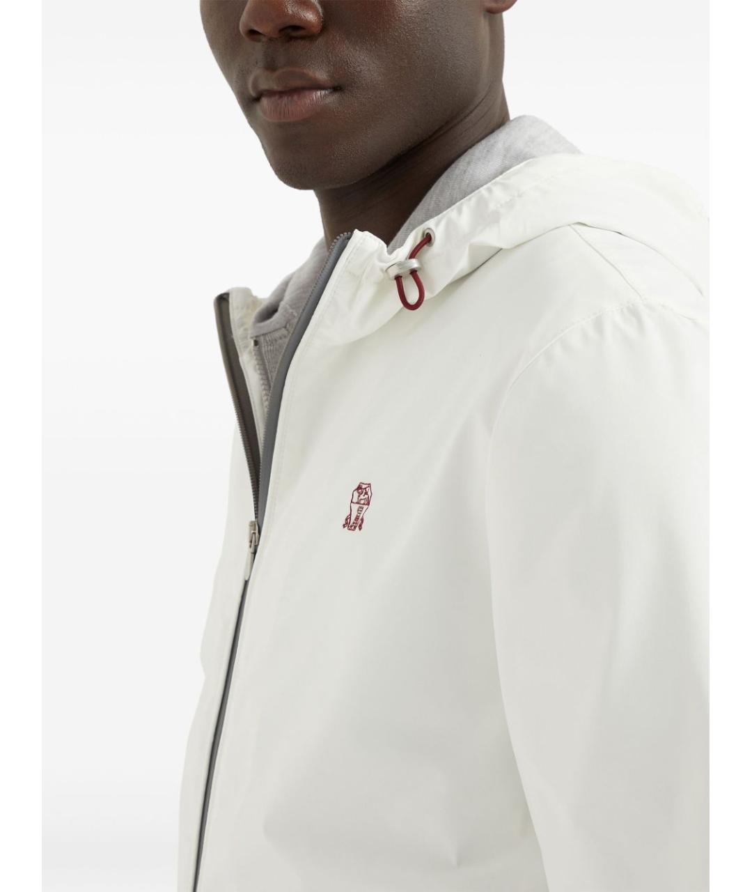 BRUNELLO CUCINELLI Белая куртка, фото 4