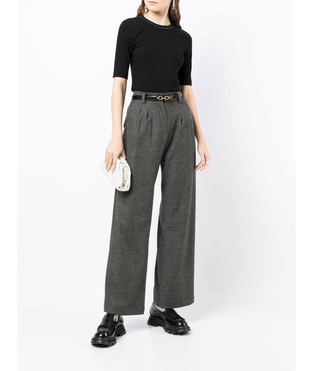 BRUNELLO CUCINELLI Черная хлопковая футболка, фото 5