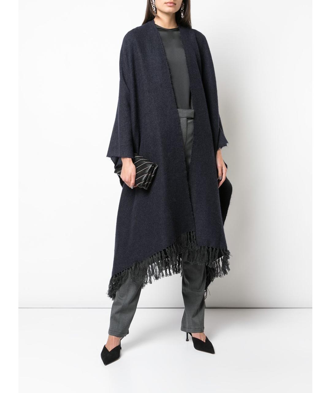 BRUNELLO CUCINELLI Черная шелковая блузы, фото 5