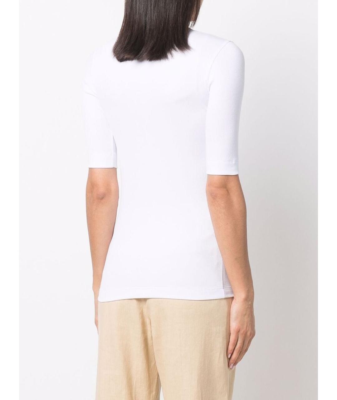 BRUNELLO CUCINELLI Белая хлопковая футболка, фото 2