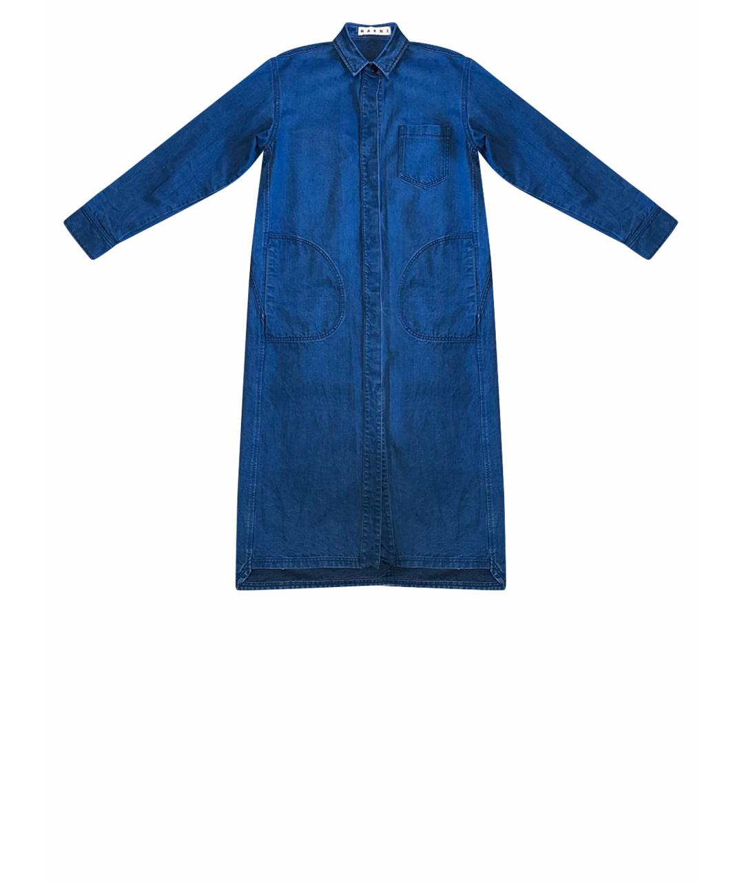MARNI Деним повседневное платье, фото 1