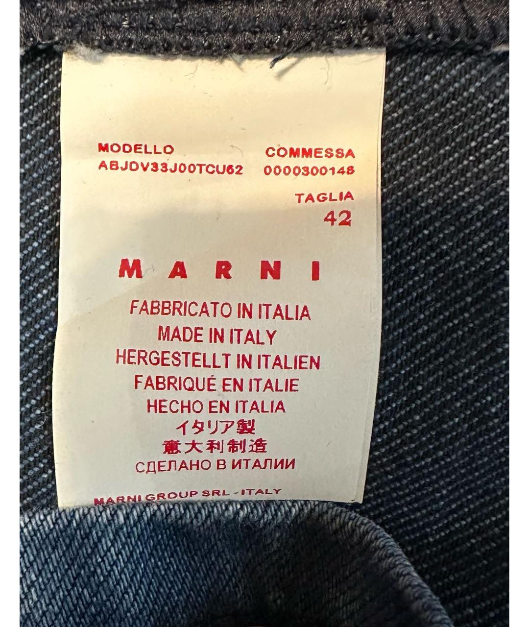 MARNI Деним повседневное платье, фото 8