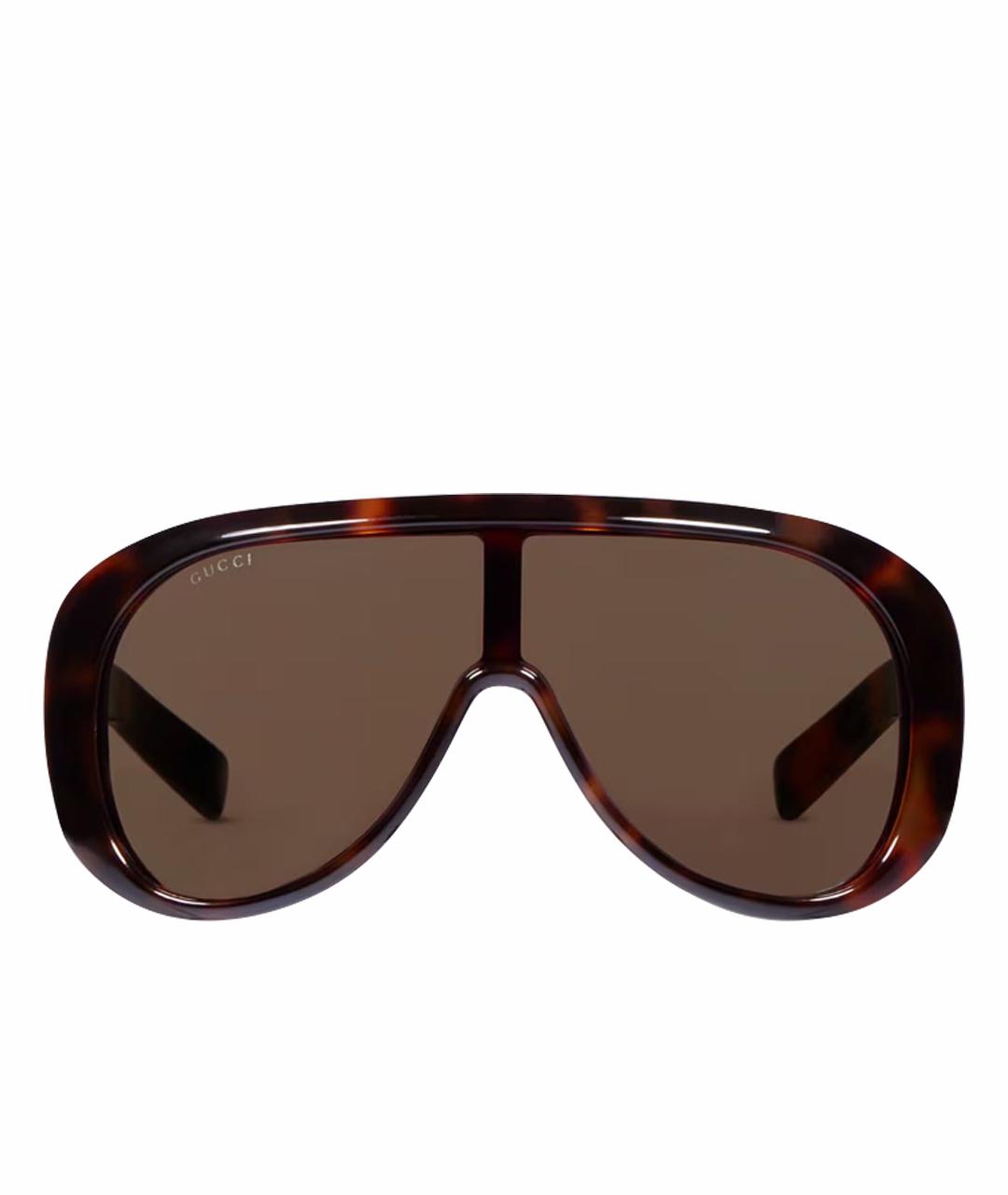 GUCCI Коричневые солнцезащитные очки, фото 1