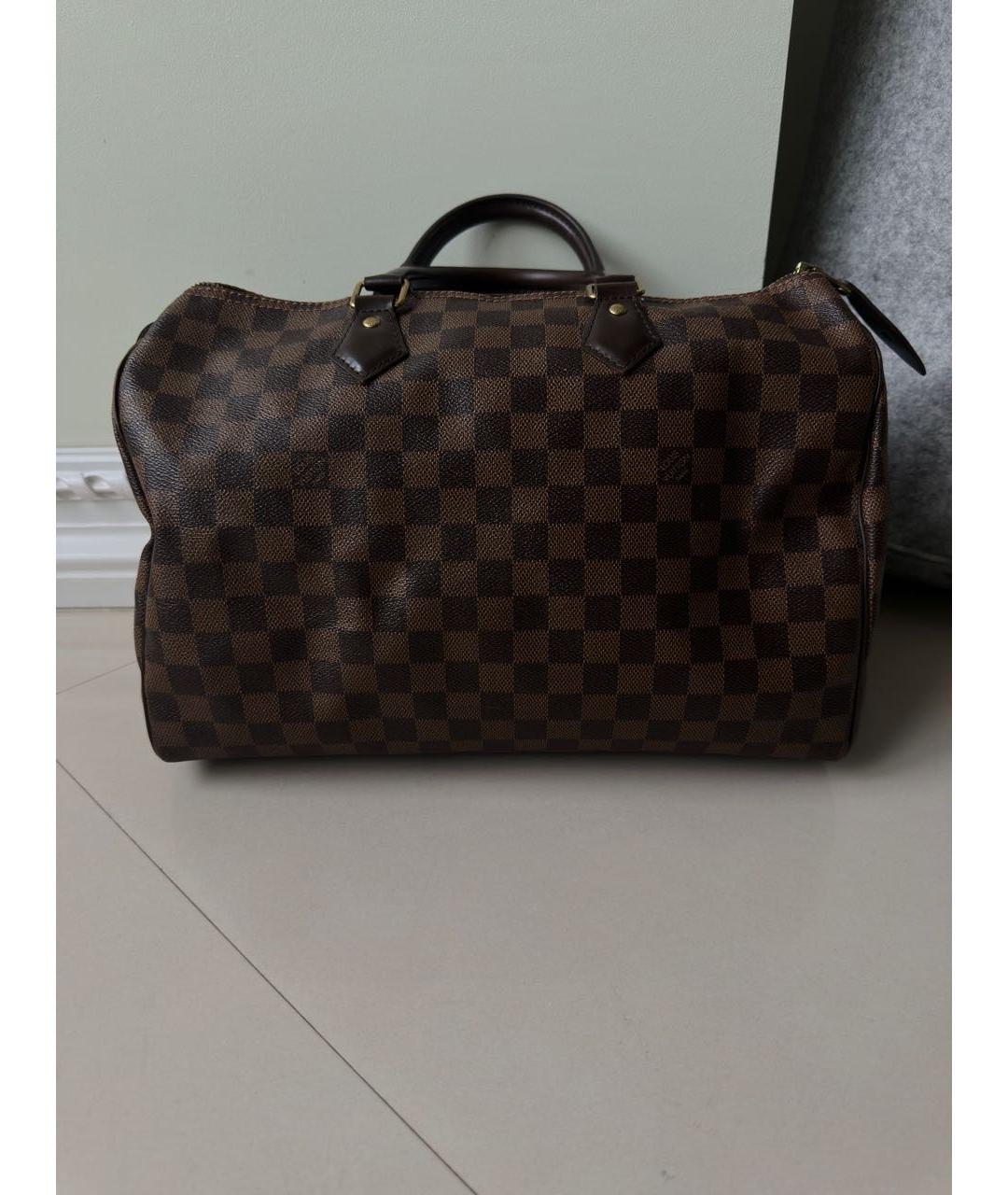 LOUIS VUITTON Коричневая сумка с короткими ручками, фото 8