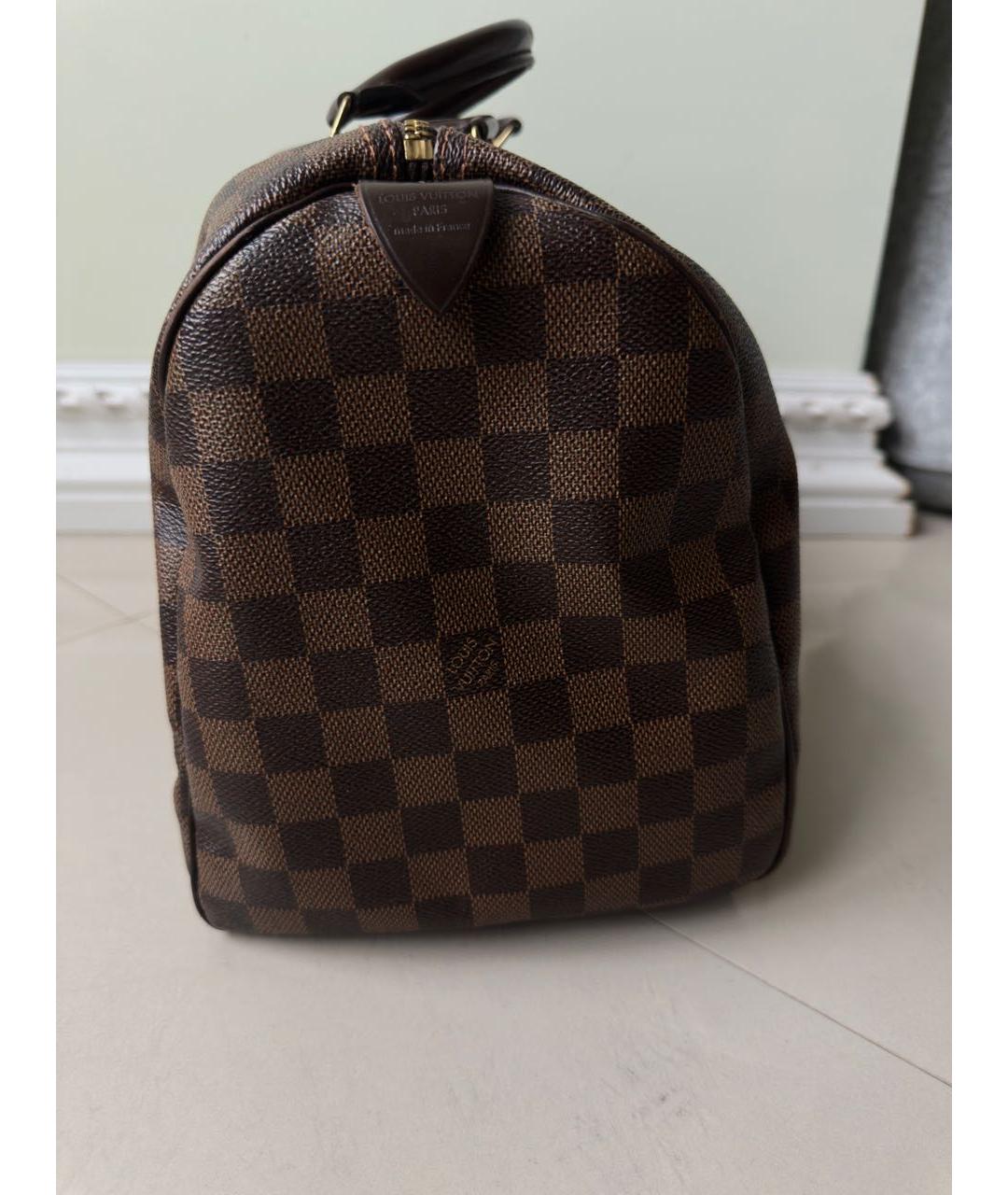 LOUIS VUITTON Коричневая сумка с короткими ручками, фото 2