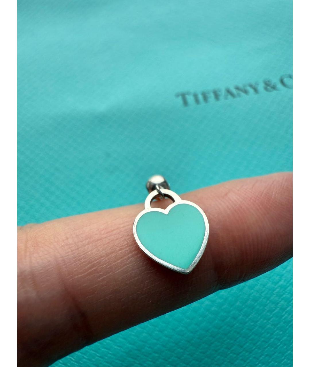 TIFFANY&CO Бирюзовая серебряная подвеска, фото 4
