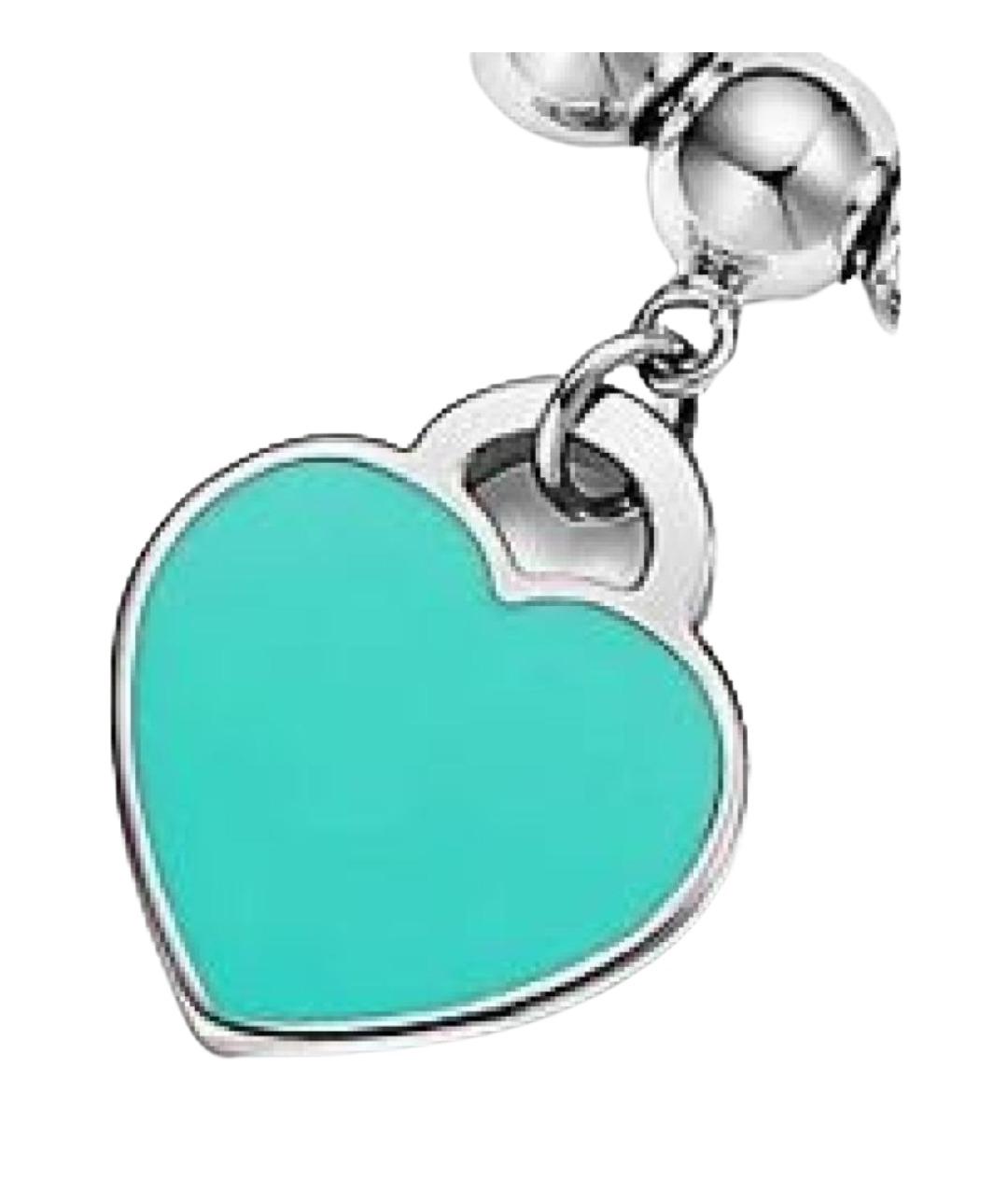 TIFFANY&CO Бирюзовая серебряная подвеска, фото 1