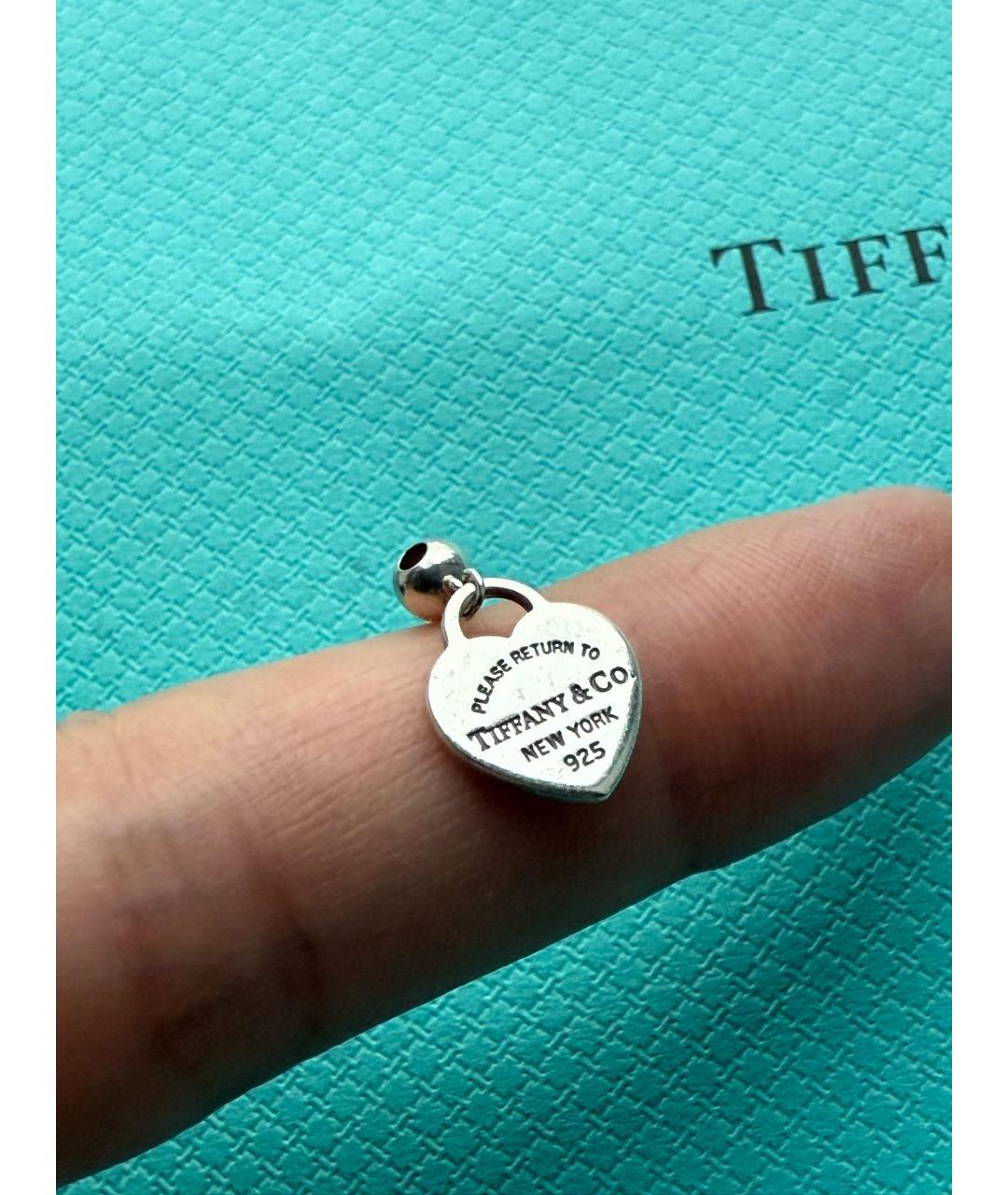 TIFFANY&CO Бирюзовая серебряная подвеска, фото 3