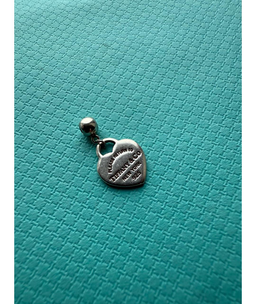 TIFFANY&CO Бирюзовая серебряная подвеска, фото 5