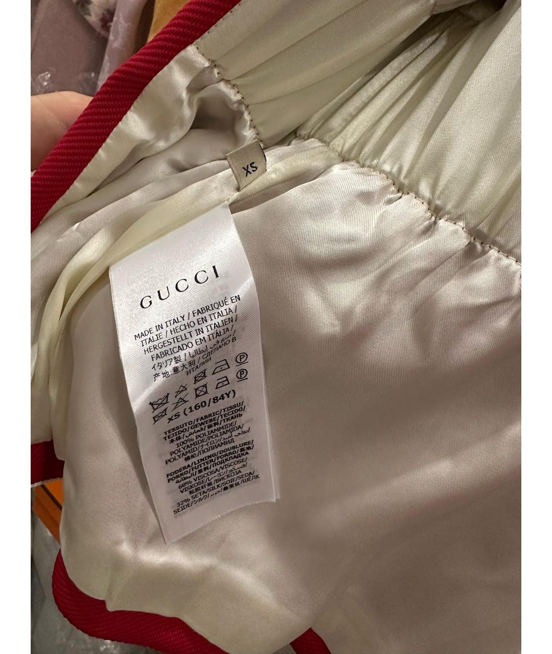 GUCCI Красный вискозный жакет/пиджак, фото 5