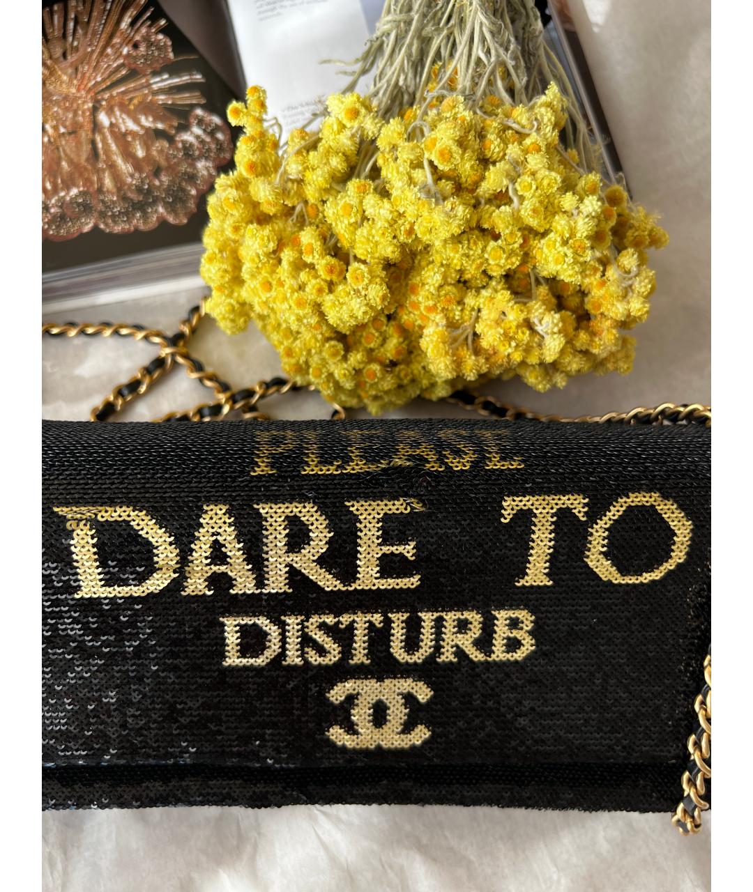 CHANEL Черная сумка через плечо, фото 6