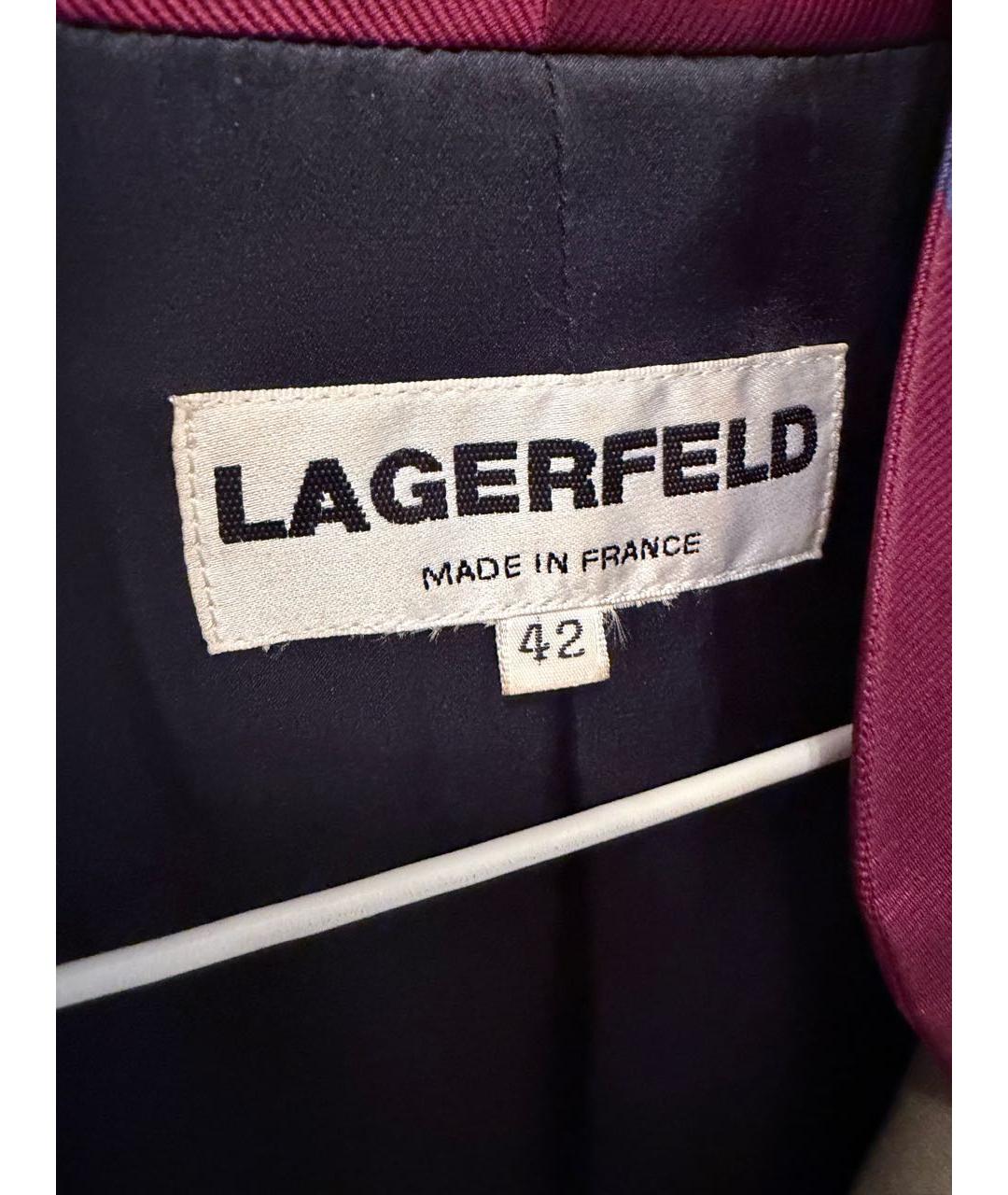 KARL LAGERFELD Мульти шелковое пальто, фото 5