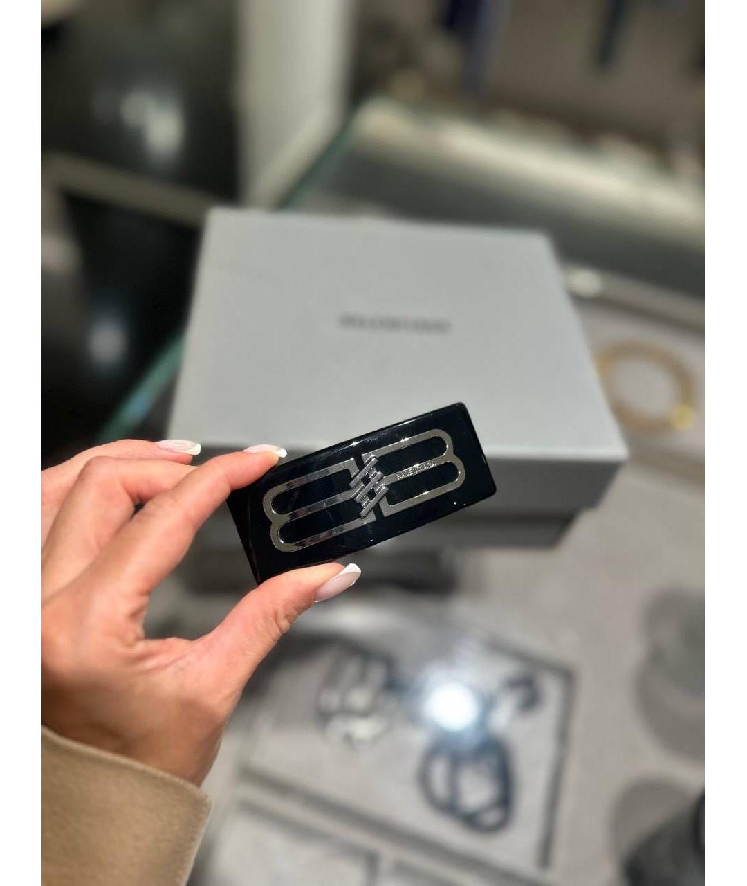 BALENCIAGA Черная заколка, фото 2