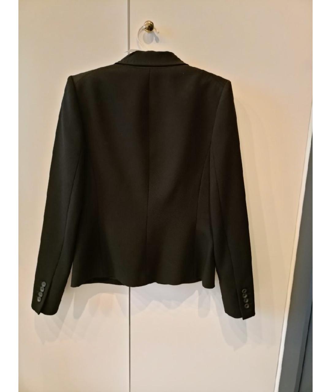 FERRAGAMO Черный шерстяной жакет/пиджак, фото 2