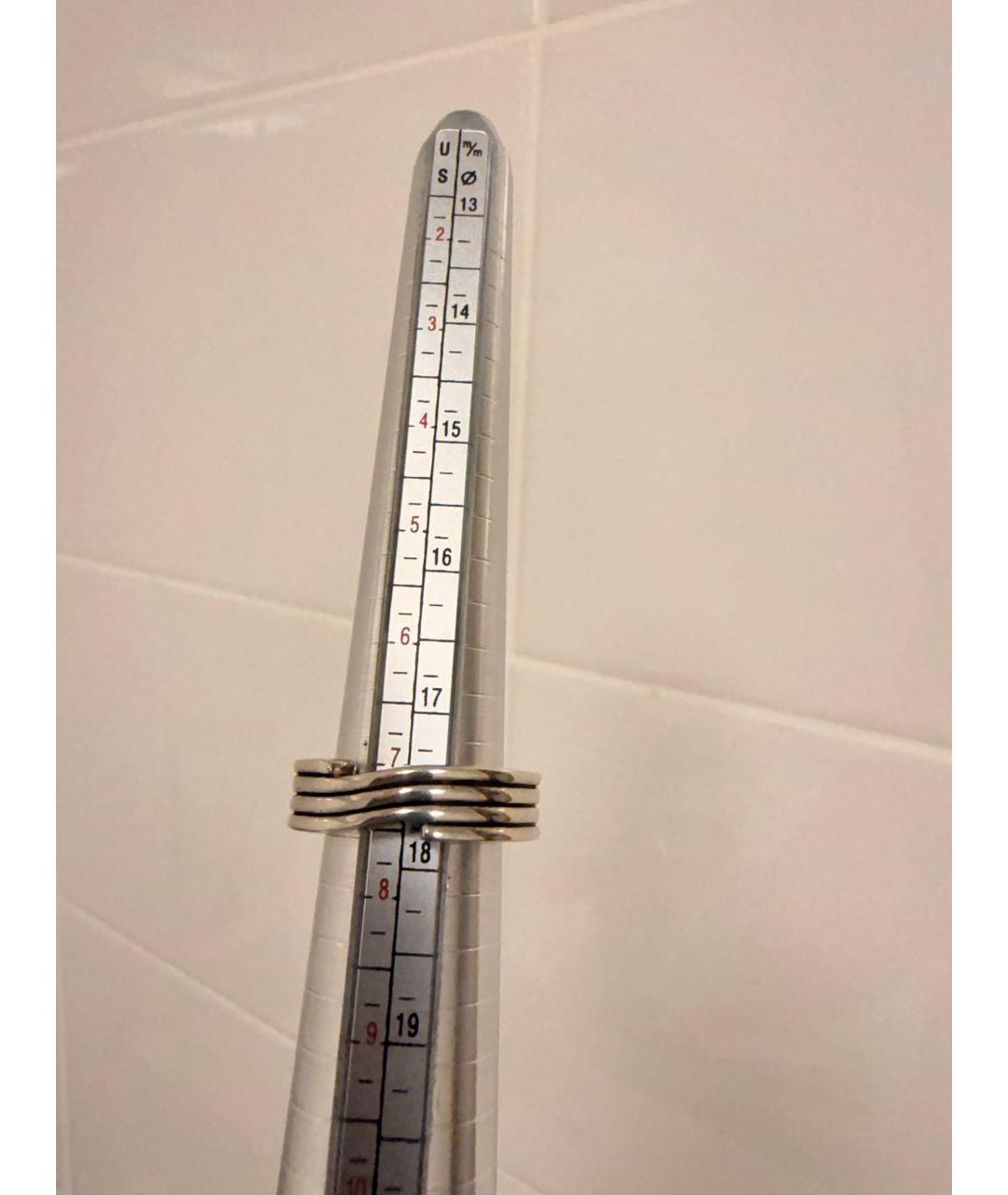 BOTTEGA VENETA Серебряное серебряное кольцо, фото 4