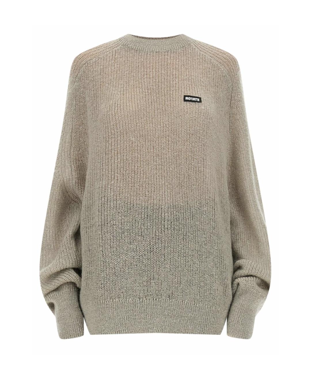 ROTATE Серый полиамидовый джемпер / свитер, фото 1