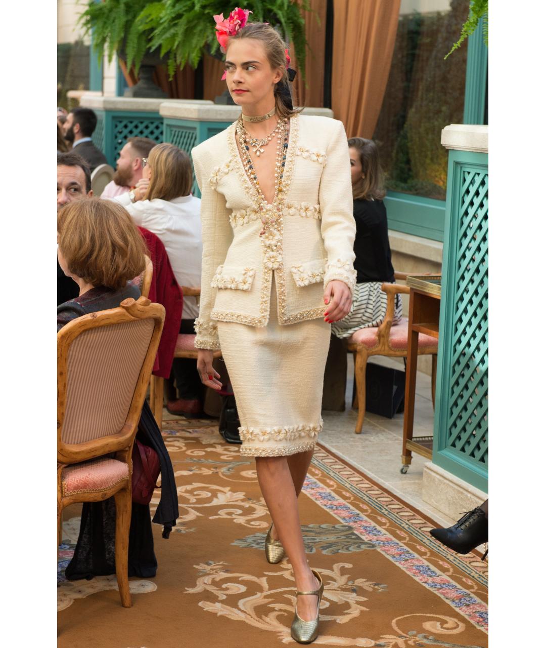 CHANEL Черный твидовый жакет/пиджак, фото 4