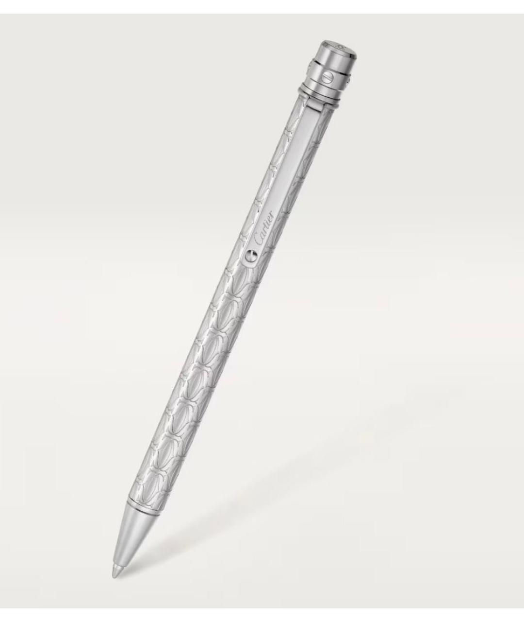 CARTIER Серебряная металлическая шариковая ручка, фото 4