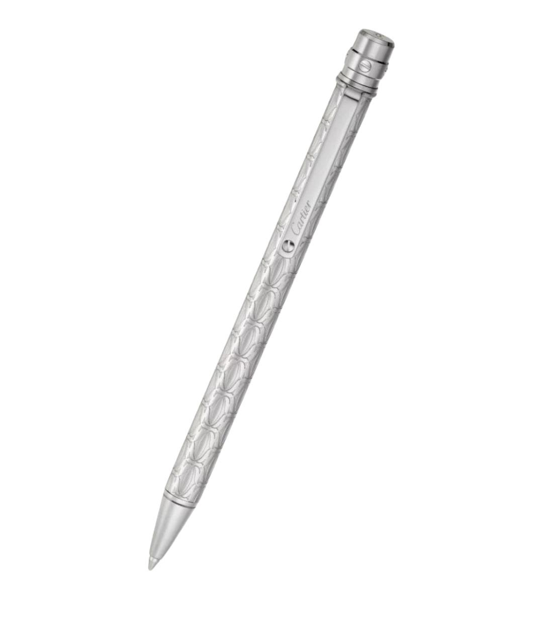 CARTIER Серебряная металлическая шариковая ручка, фото 1
