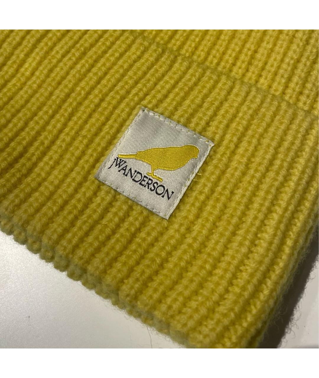 J.W.ANDERSON Желтая шерстяная шапка, фото 3