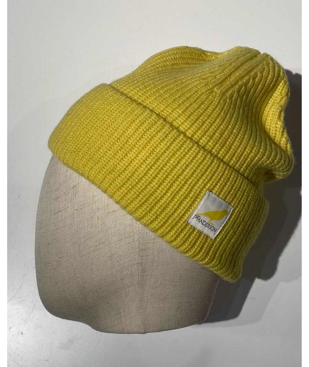J.W.ANDERSON Желтая шерстяная шапка, фото 7