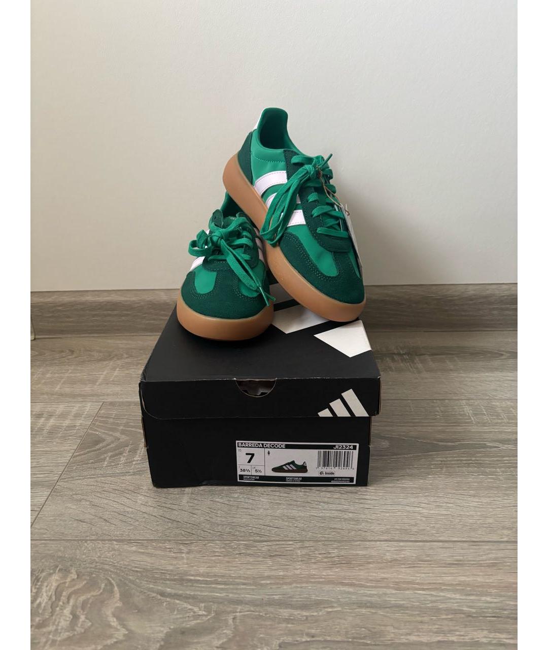 ADIDAS Зеленые кроссовки, фото 2