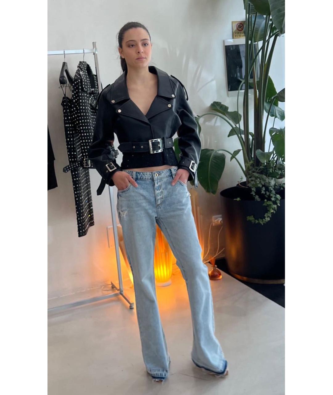 Retrofête Черная кожаная куртка, фото 7