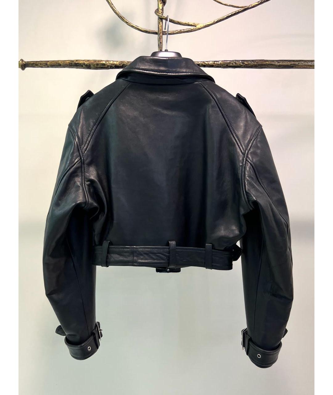 Retrofête Черная кожаная куртка, фото 2