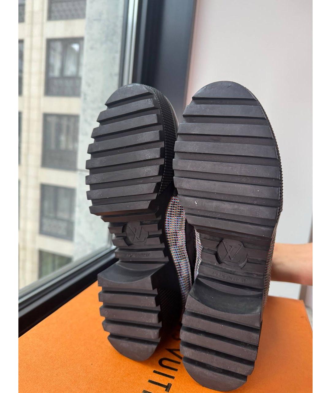 LOUIS VUITTON Черные кожаные ботинки, фото 5