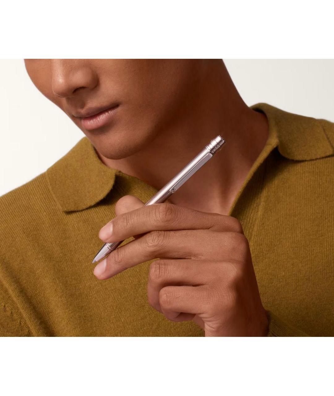 CARTIER Серебряная металлическая шариковая ручка, фото 3