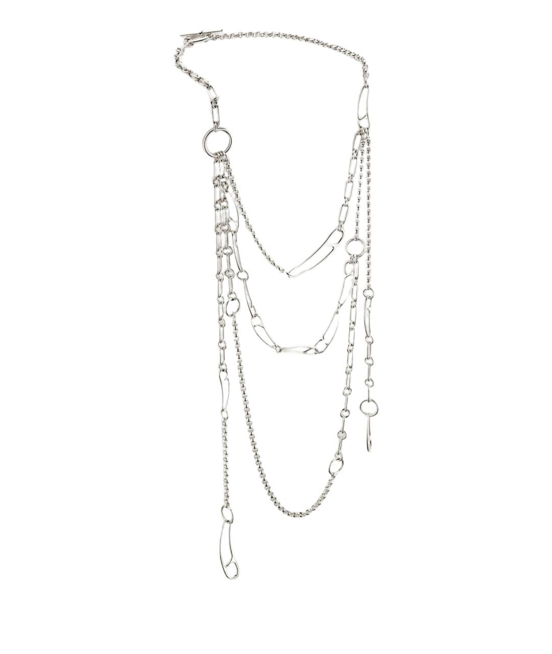 HERMES Серебряное серебряное колье, фото 1