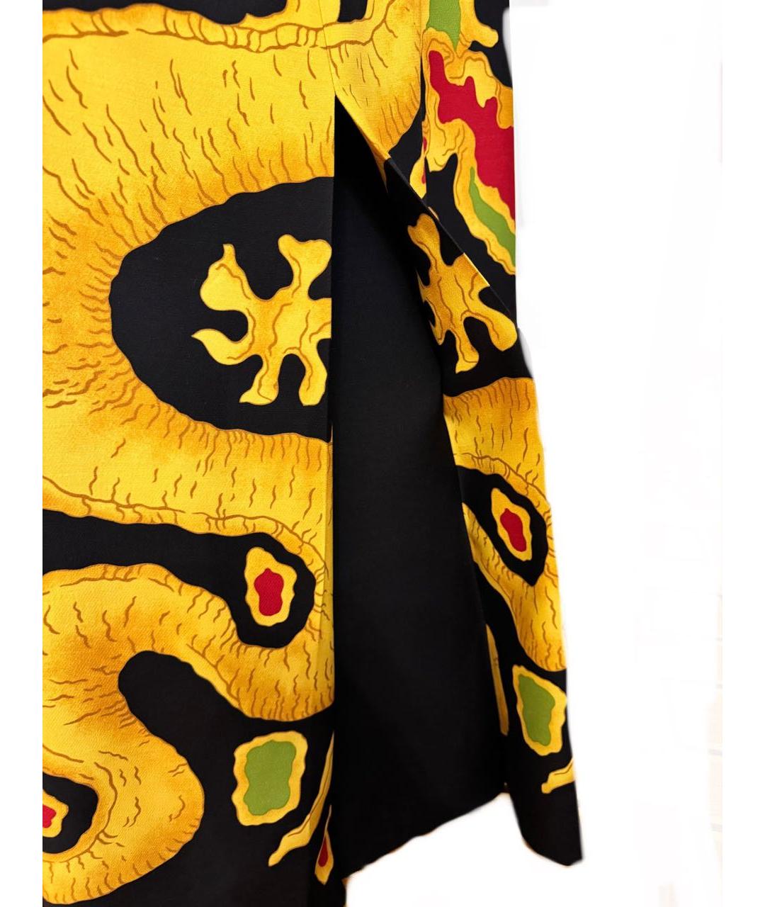 VALENTINO Мульти шерстяная юбка макси, фото 3